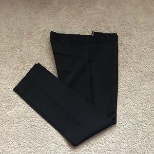 CK black straight pants